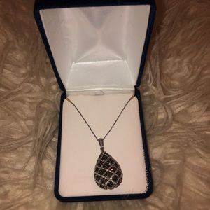 Sterling Silver teardrop pendant